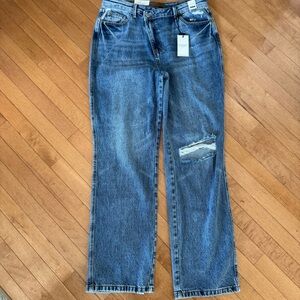 NWT JUDY BLUE Size 15 15/32 High Waist Dad Jean